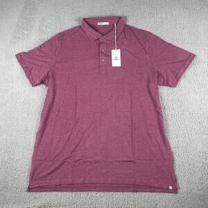 Tasc Men's XXl Grape Short Sleeve UPF 50+ Everywhere Golf Polo Shirt